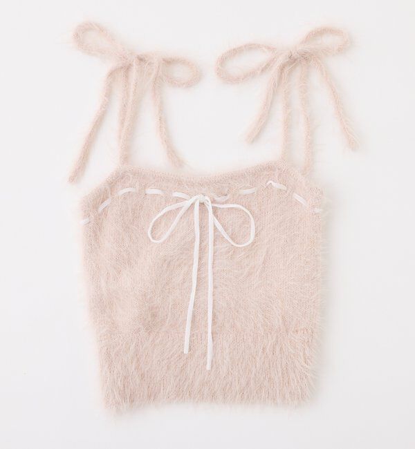  「milkyフェザーリボンビスチェ」|ニット・セーター|