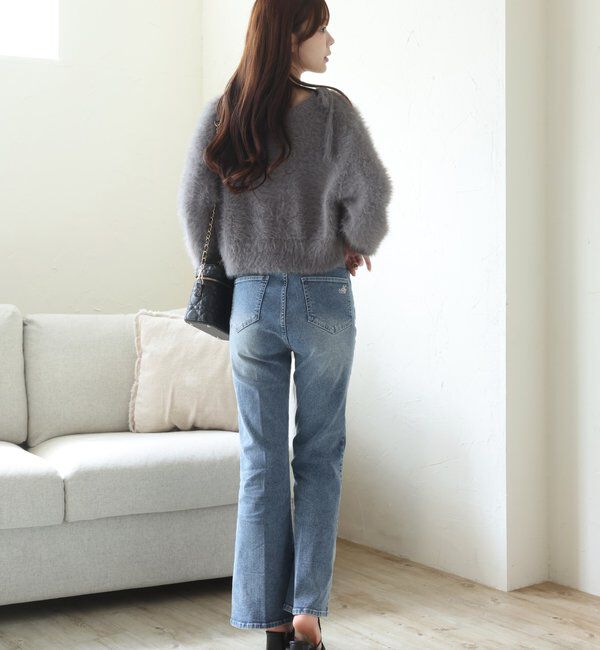  「美脚フレアデニムパンツ」|その他|