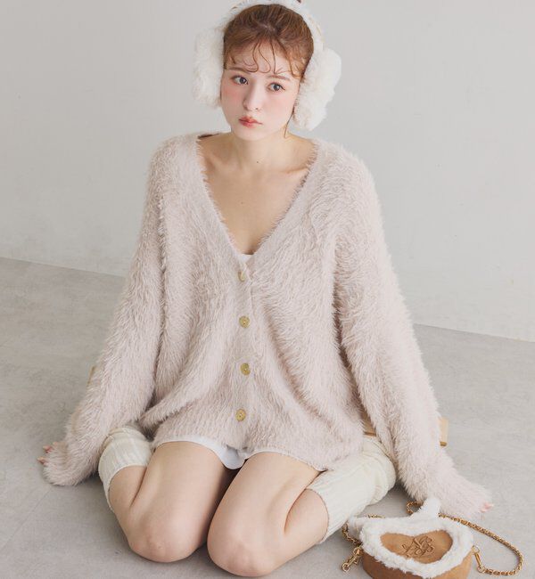  「あざとモテフェザーカーデ」|ニット・セーター|