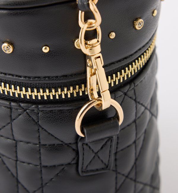  「スタッズ付キルティングバニティバッグ」|ショルダー・メッセンジャー|