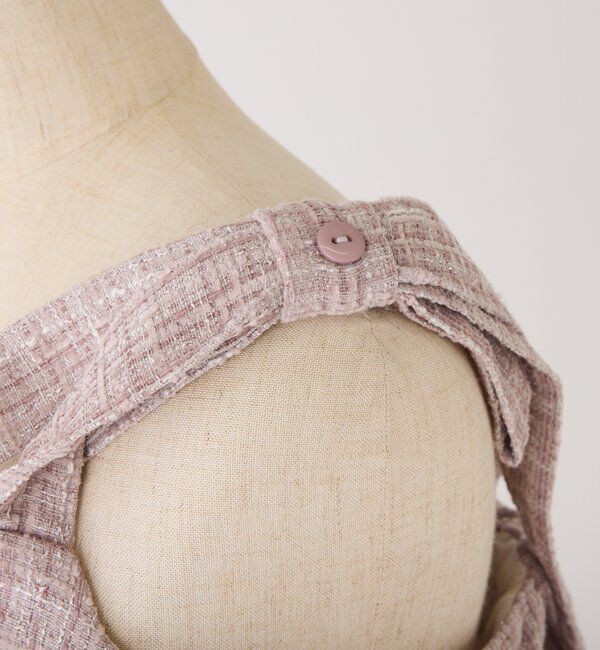  「【LouLoumei】異素材ミックスツイードセットアップ」|ワンピース|