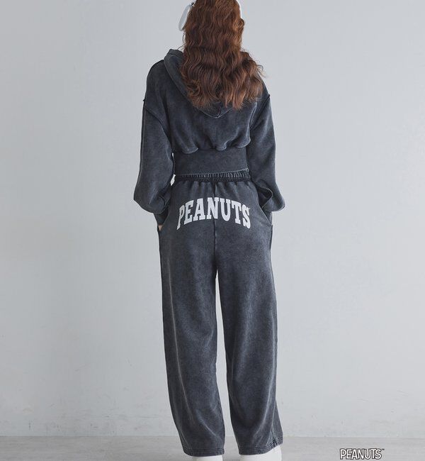  「【PEANUTSコラボ】スヌーピー刺繍入りスウェットパンツ」|その他|