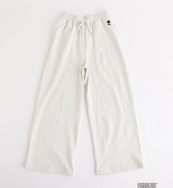  「【PEANUTSコラボ】スヌーピー刺繍入りスウェットパンツ」|その他|