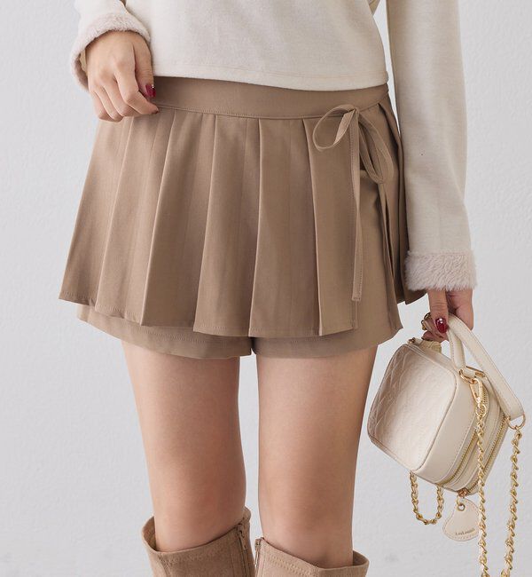  「プリーツミニスカパン」|スカート|