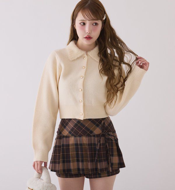  「プリーツミニスカパン」|スカート|