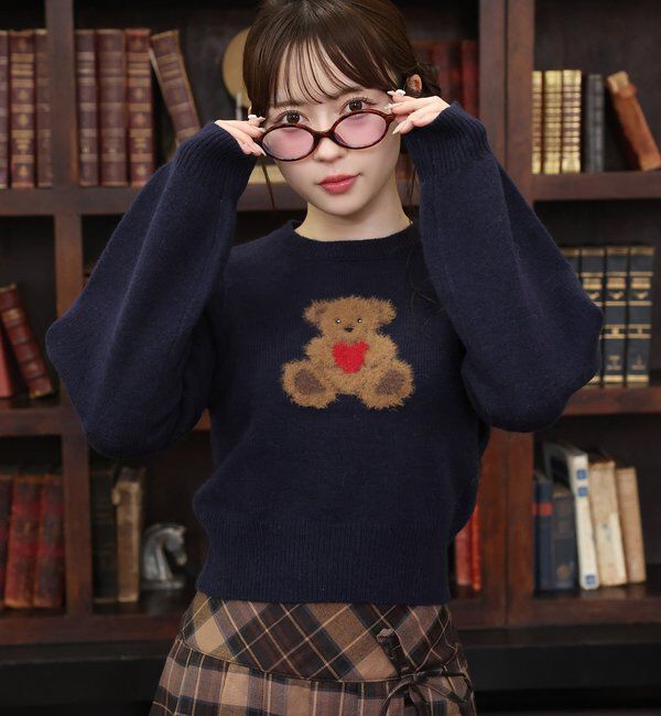  「アソートニット」|Tシャツ・カットソー|ネイビー