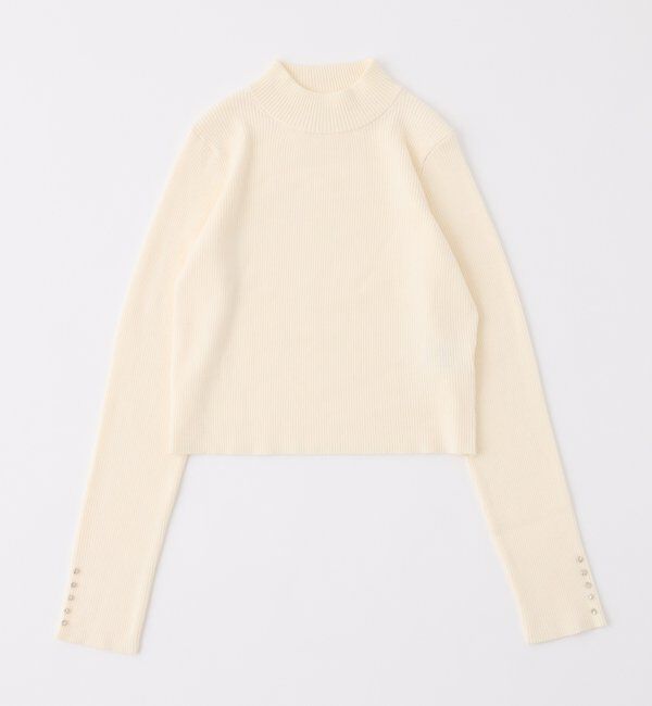  「袖ボタンプチハイニット」|ニット・セーター|