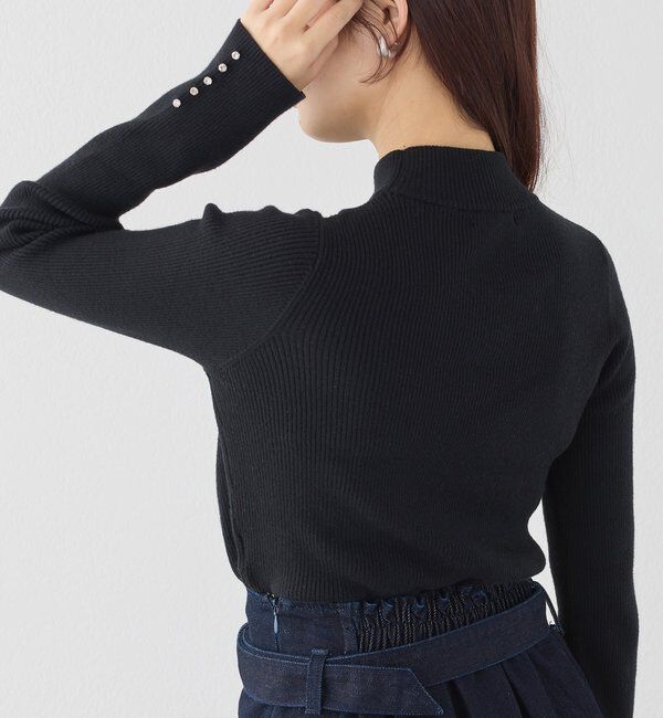  「袖ボタンプチハイニット」|ニット・セーター|