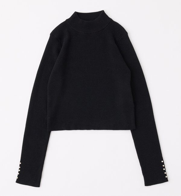  「袖ボタンプチハイニット」|ニット・セーター|