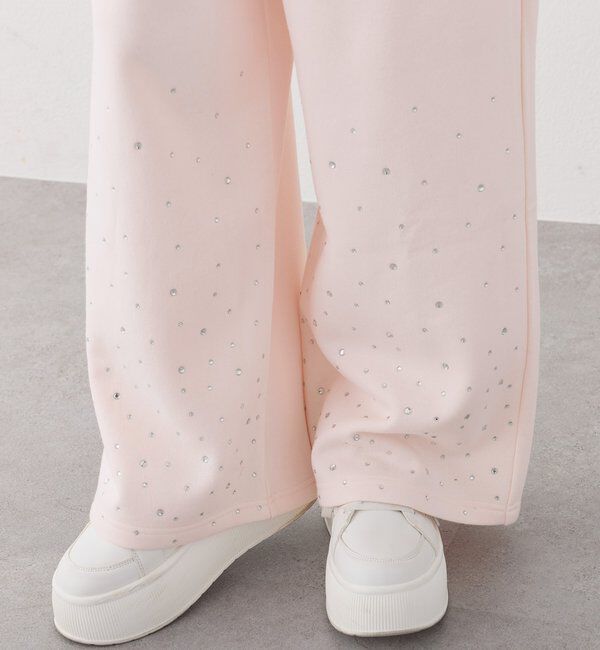  「【セットアップ可能】ビジューカットパンツ」|その他|