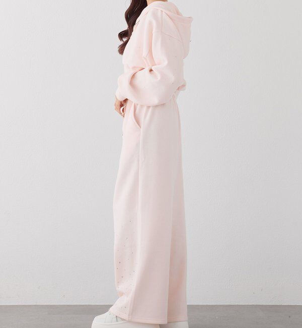  「【セットアップ可能】ビジューパーカー」|プルオーバー|