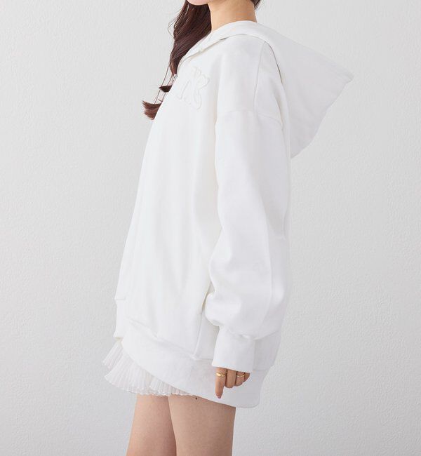  「ロゴグリッターパーカー」|プルオーバー|