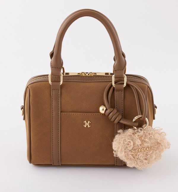  「ハートチャーム付きミニボストン」|ショルダー・メッセンジャー|