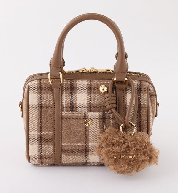  「ハートチャーム付きミニボストン」|ショルダー・メッセンジャー|