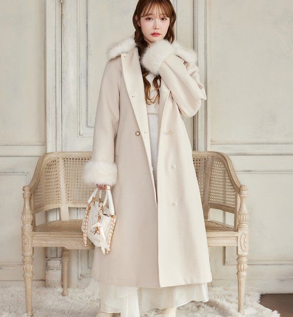  「ファー付マルチロングコート」|その他|