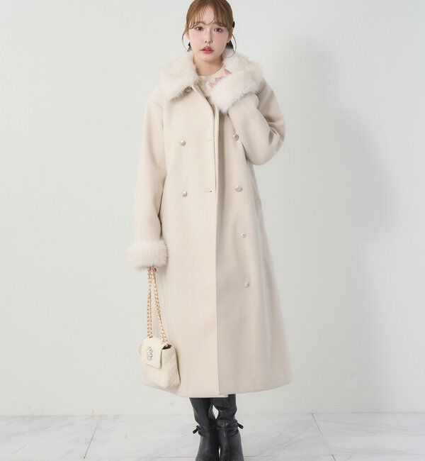  「ファー付マルチロングコート」|その他|