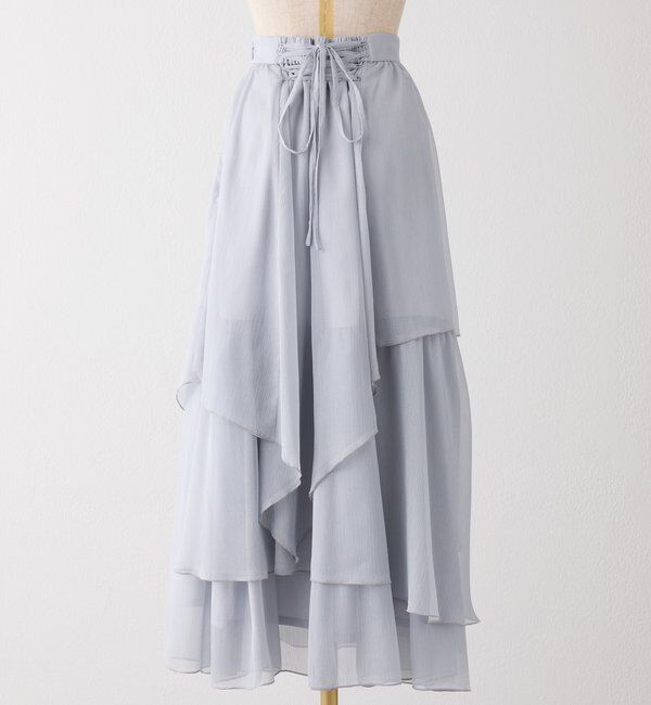  「ティアードロングスカート」|スカート|