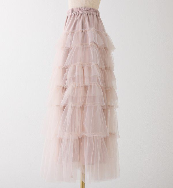  「チュールロングスカート」|スカート|