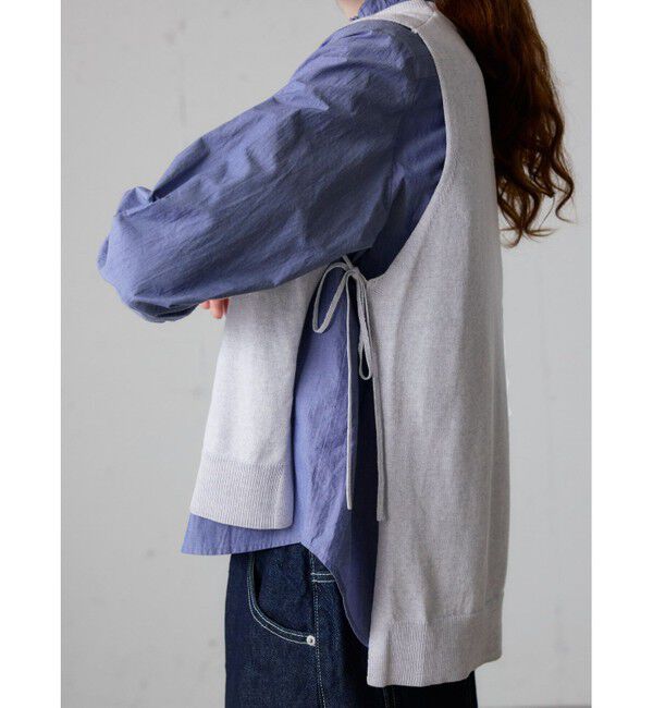 MidiUmi「MidiUmi サイドリボンベスト」|ベスト・ジレ|