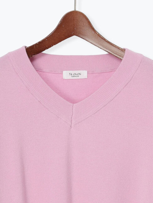 Te chichi TERRASSE「総針Vネックニット」|ニット・セーター|