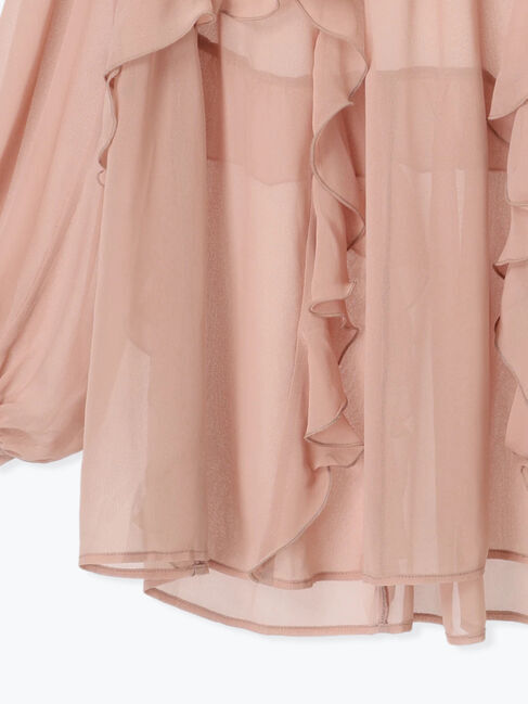 Te chichi「ラッフルフリルシアーチュニック《2025spring catalog item》」|シャツ・ブラウス|