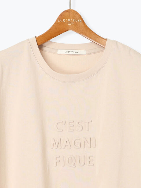 Lugnoncure「エンボスロゴTシャツ」|Tシャツ・カットソー|