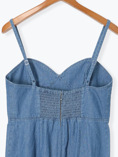 Lugnoncure「デニムキャミソールワンピース《2025summer catalog item》」|ワンピース|