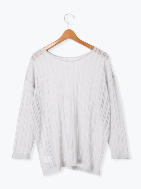 Lugnoncure「針抜きシアーニット」|ニット・セーター|