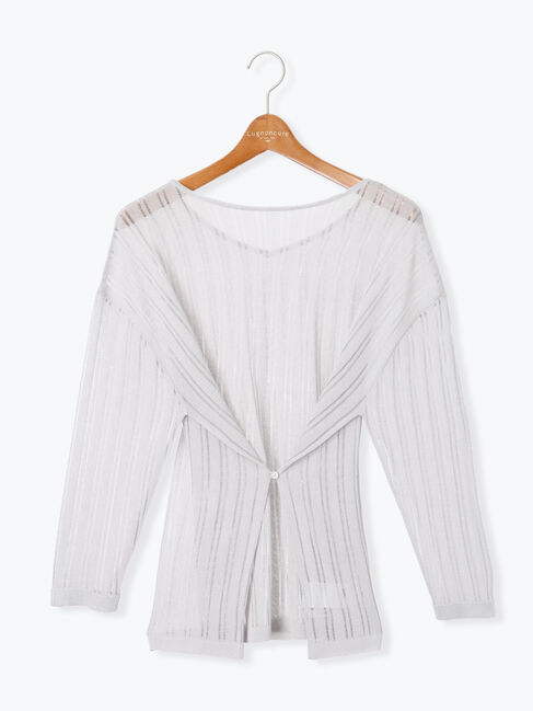 Lugnoncure「針抜きシアーニット」|ニット・セーター|