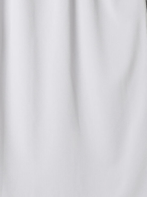 Samansa Mos2 blue「サイドラメラインスカート」|スカート|