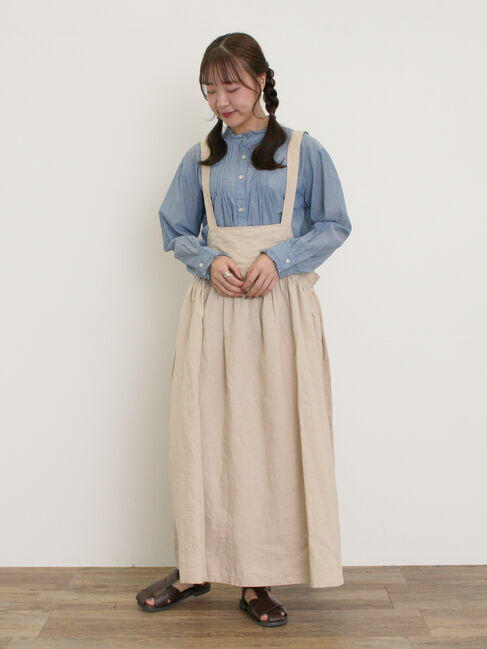 Samansa Mos2「柄アソートフリルピンタックブラウス」|シャツ・ブラウス|