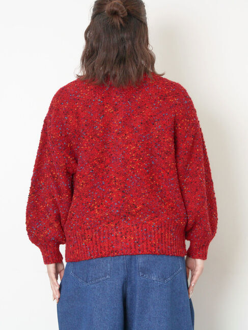 Samansa Mos2「ぽこぽこヤーン前後2WAYニット」|ニット・セーター|