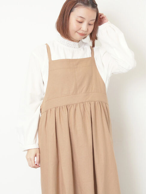 Samansa Mos2「【保温加工】襟レースブラウス」|シャツ・ブラウス|