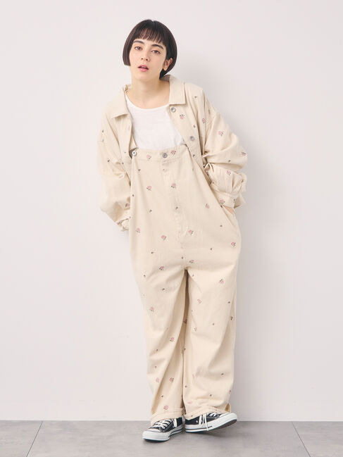 Samansa Mos2「【オーガニックコットン】デニムサロペット」|その他|