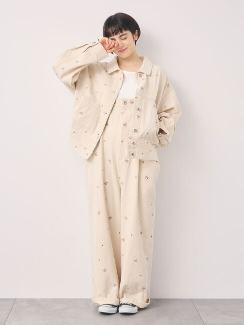 Samansa Mos2「【オーガニックコットン】デニムサロペット」|その他|