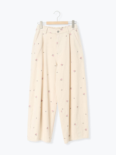 Samansa Mos2「【オーガニックコットン】デニムバレルパンツ」|その他|キナリ