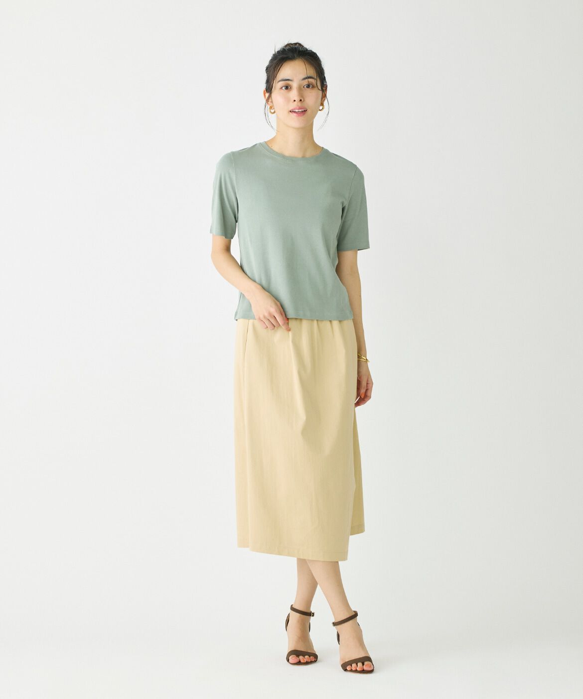 DAY by DAY it&rsquo;s international「クルーネックTシャツ《スビン綿MIXフライス》」|Tシャツ・カットソー|