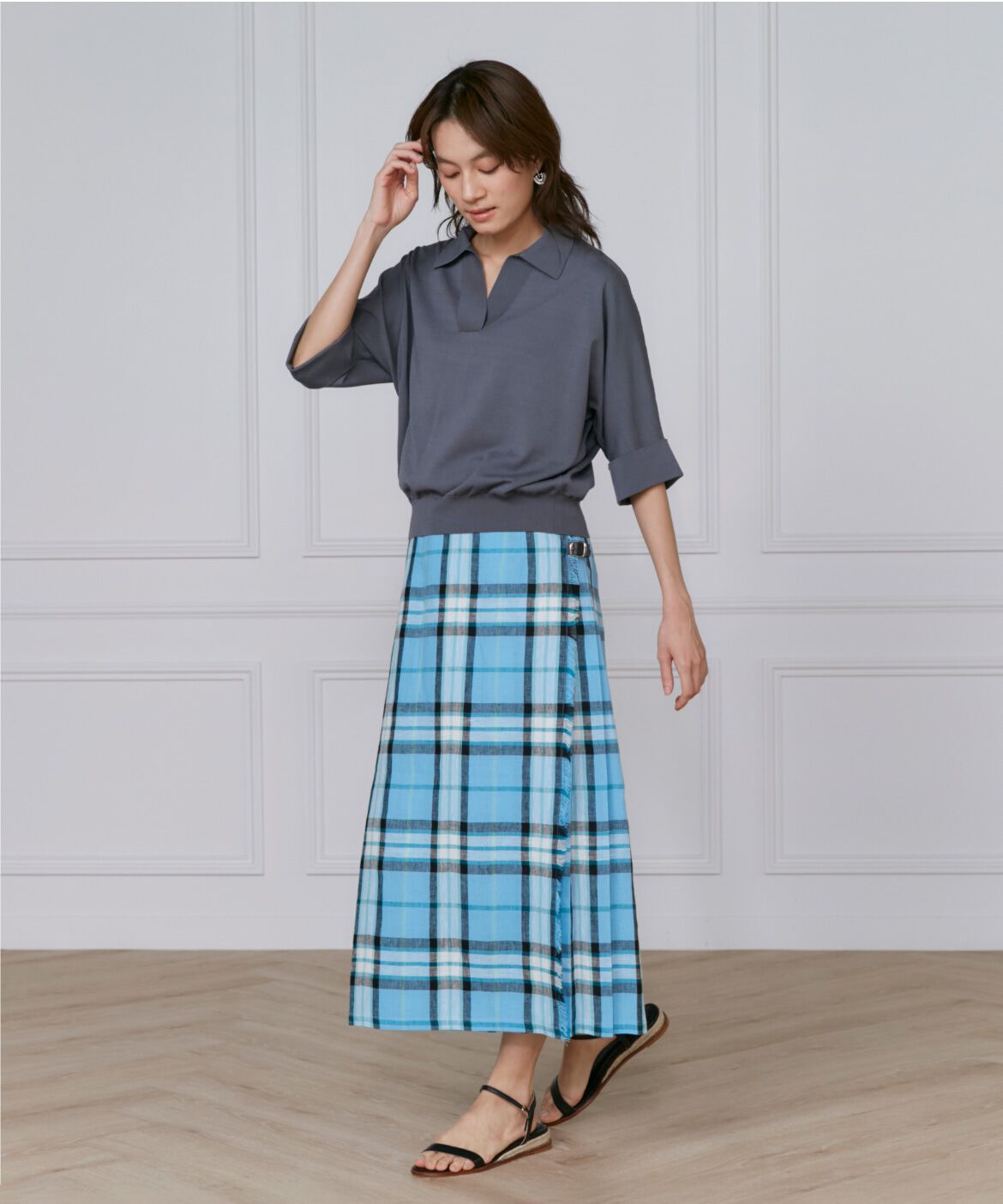 INED「CLASSIC LONG KILTスカート《O'NEIL OF DUBLIN》」|スカート|