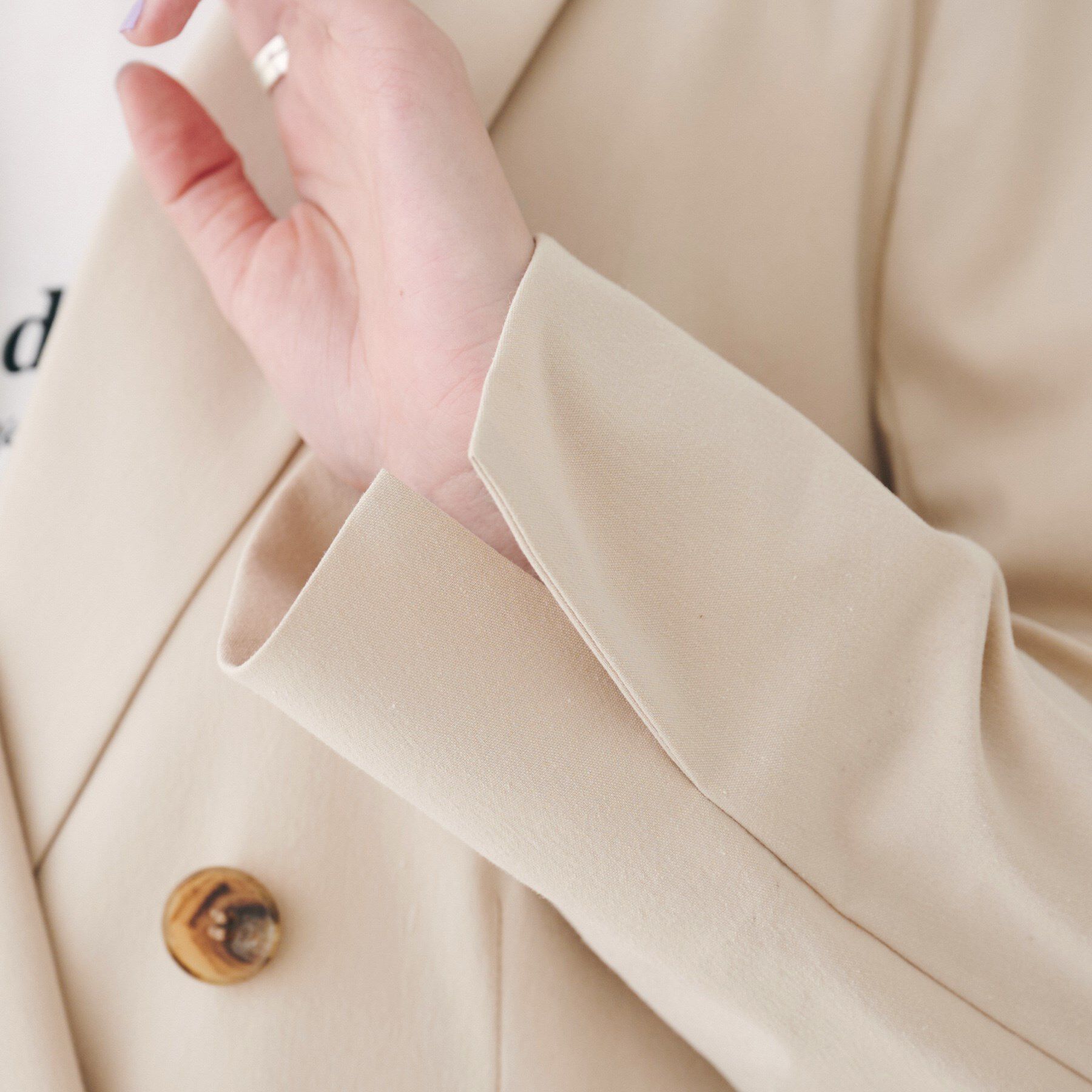 UNTITLED「【セットアップ可能／オンオフ】ラミー混 ダブルブレストジャケット」|テーラードジャケット|