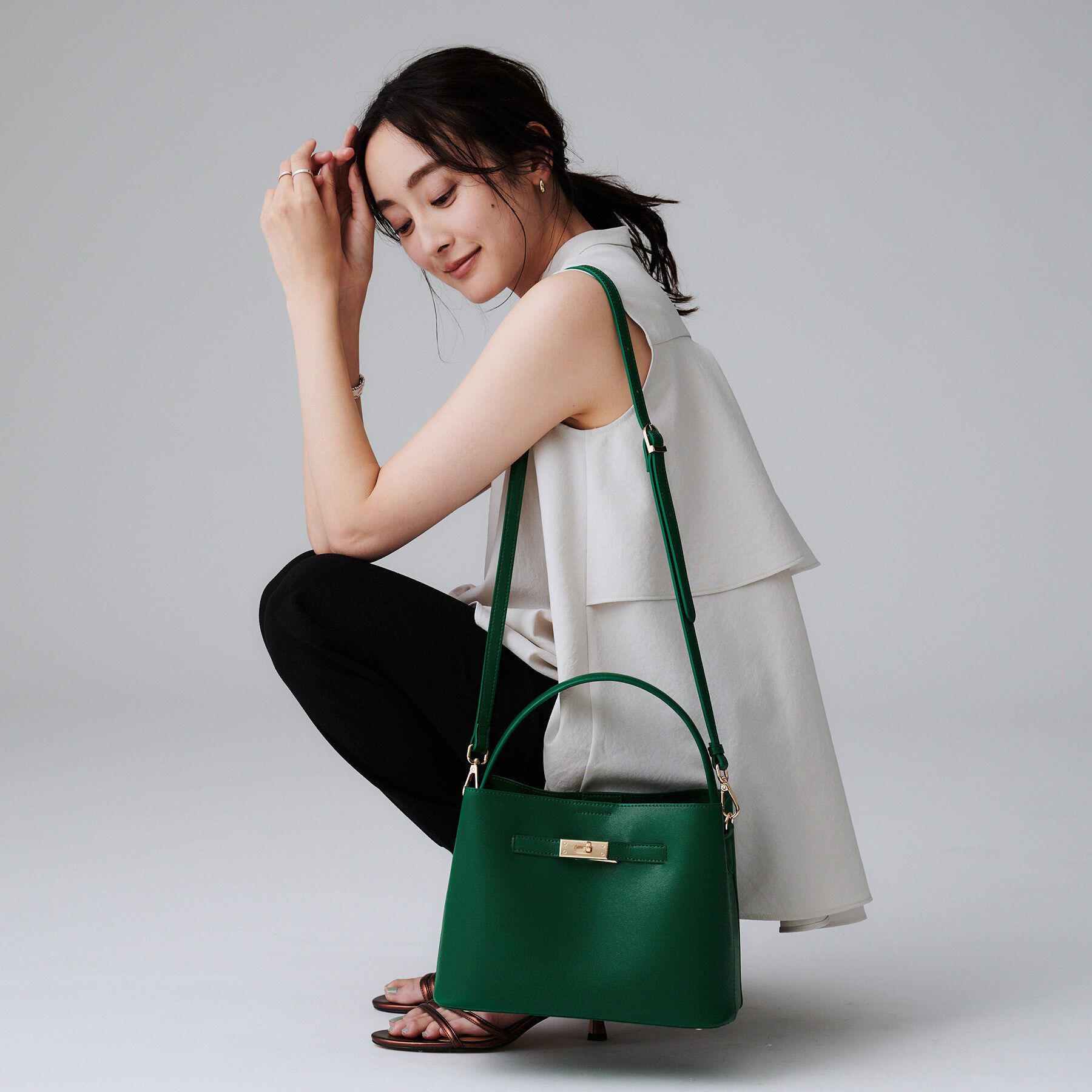 UNTITLED「【追加/新色】エアリーワンハンドルバッグ」|ハンドバッグ|