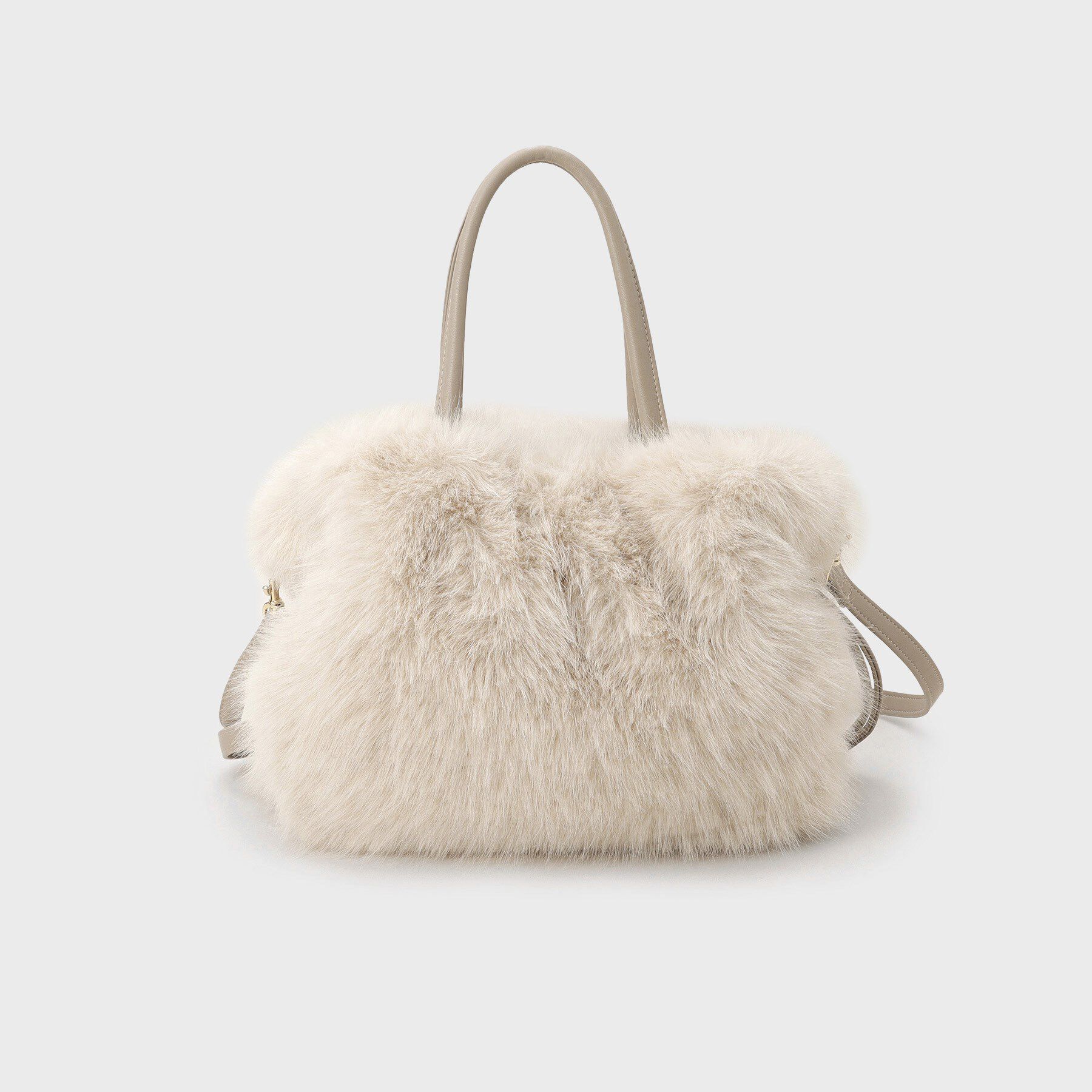 UNTITLED「【定番人気！】2Wayドロストフェイクファートート」|トートバッグ|