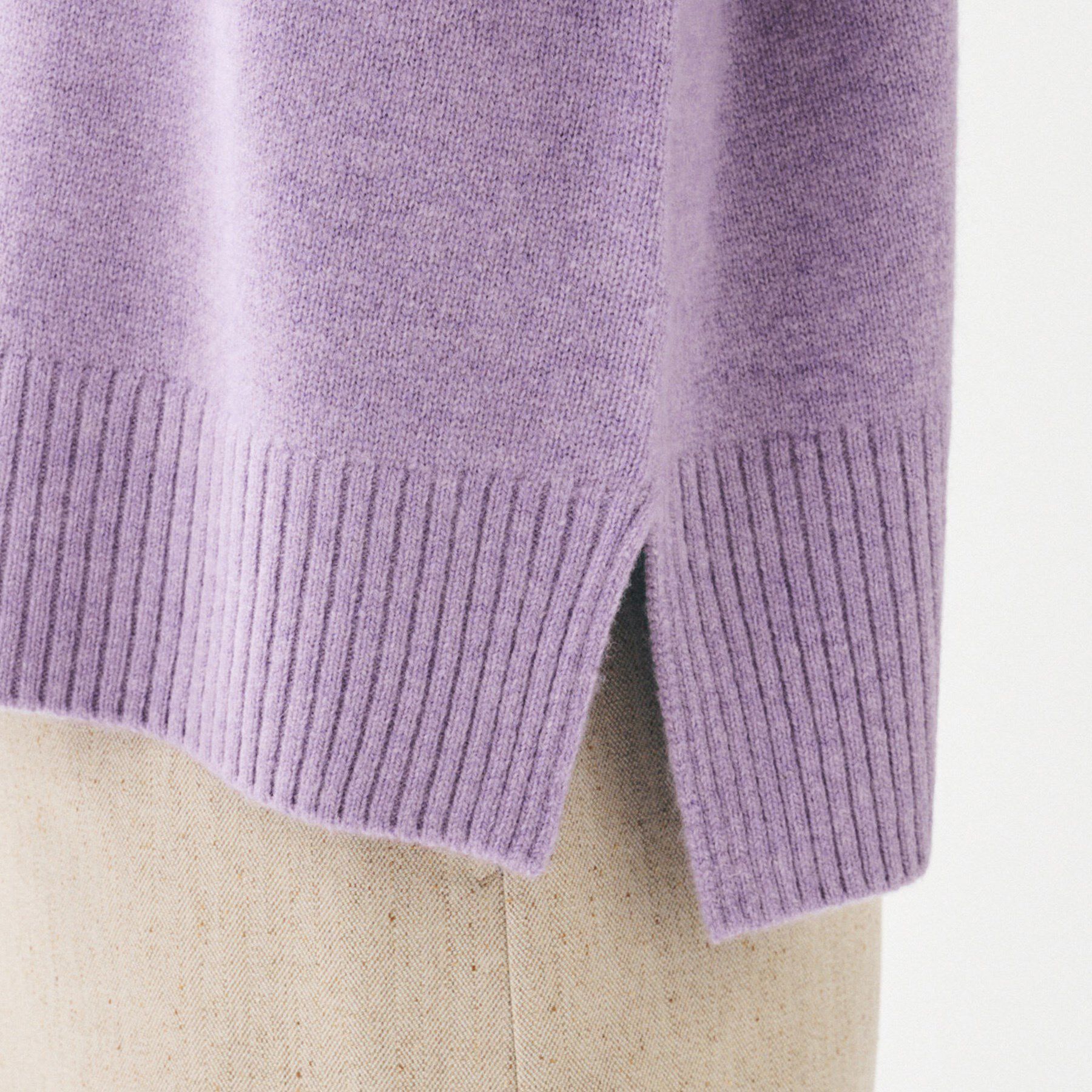 UNTITLED「【8色展開/洗える】ウールカシミヤ ハイネックニット」|ニット・セーター|