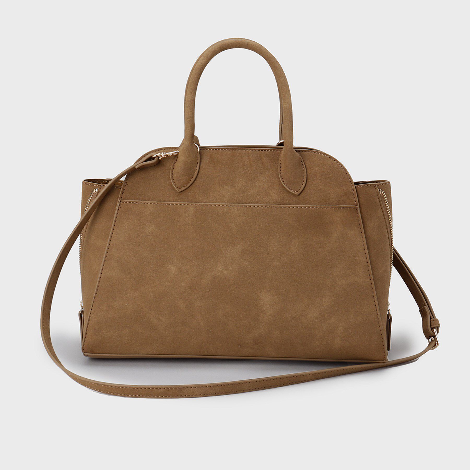 UNTITLED「スエード調ZIPトート」|トートバッグ|