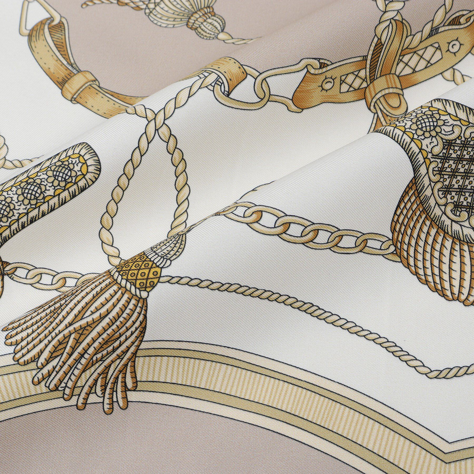 UNTITLED「リバータッセルプリントスカーフ」|バンダナ・スカーフ|