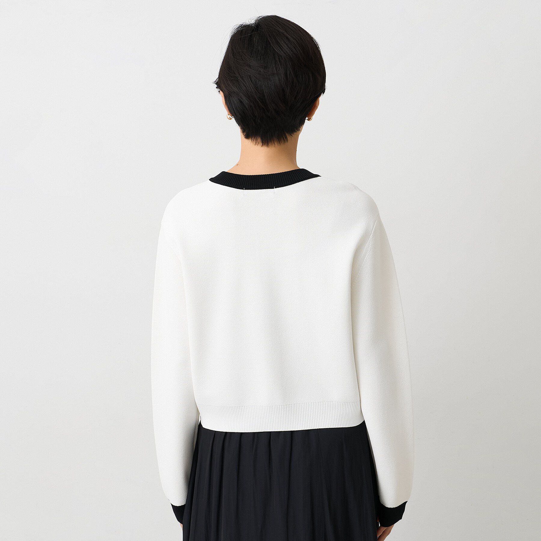 UNTITLED「【洗える/ジャケット風】ミラノリブカーディガン」|カーディガン|