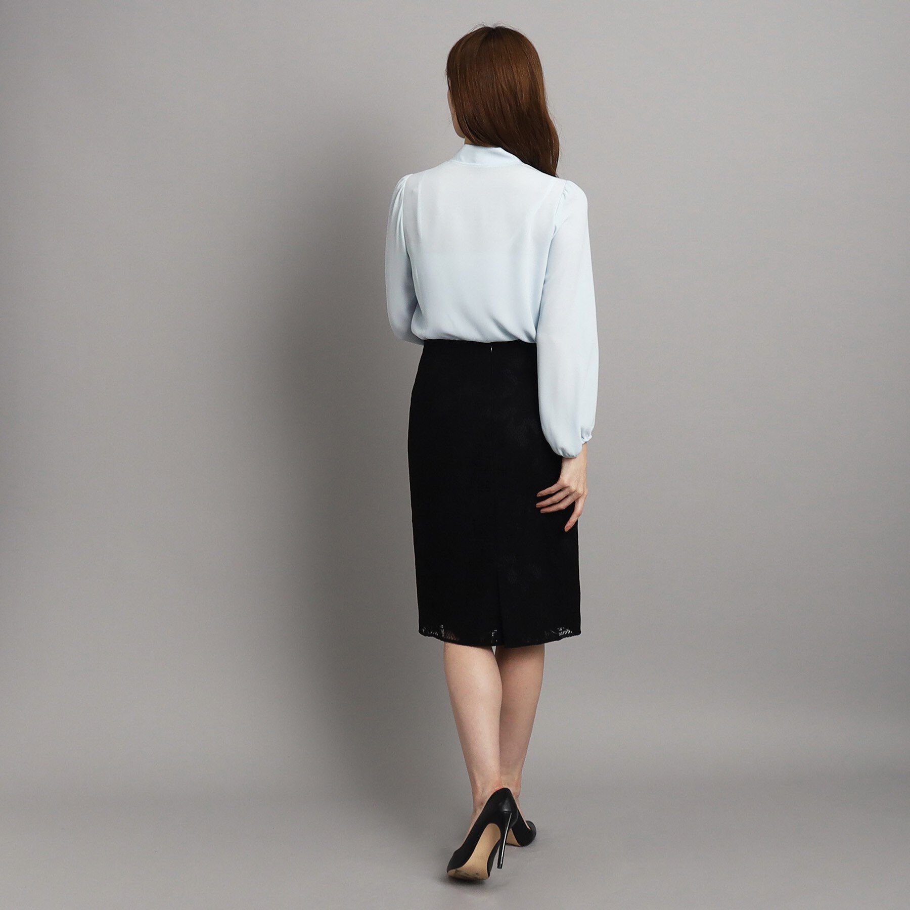 COUP DE CHANCE「【一枚着／ジャケットイン】女性らしい細ボウタイブラウス」|シャツ・ブラウス|