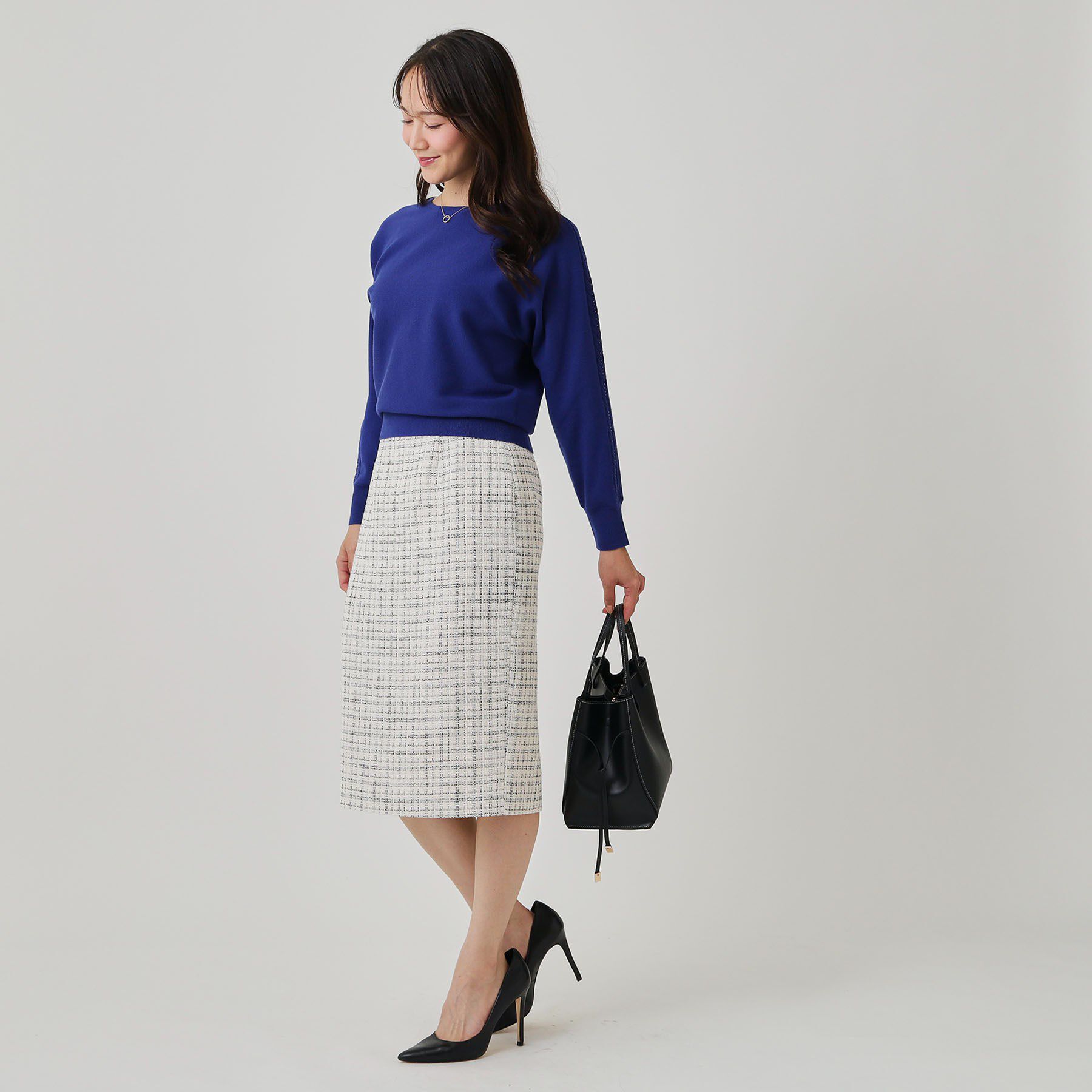 COUP DE CHANCE「【日本製】ツイードタイトスカート」|スカート|