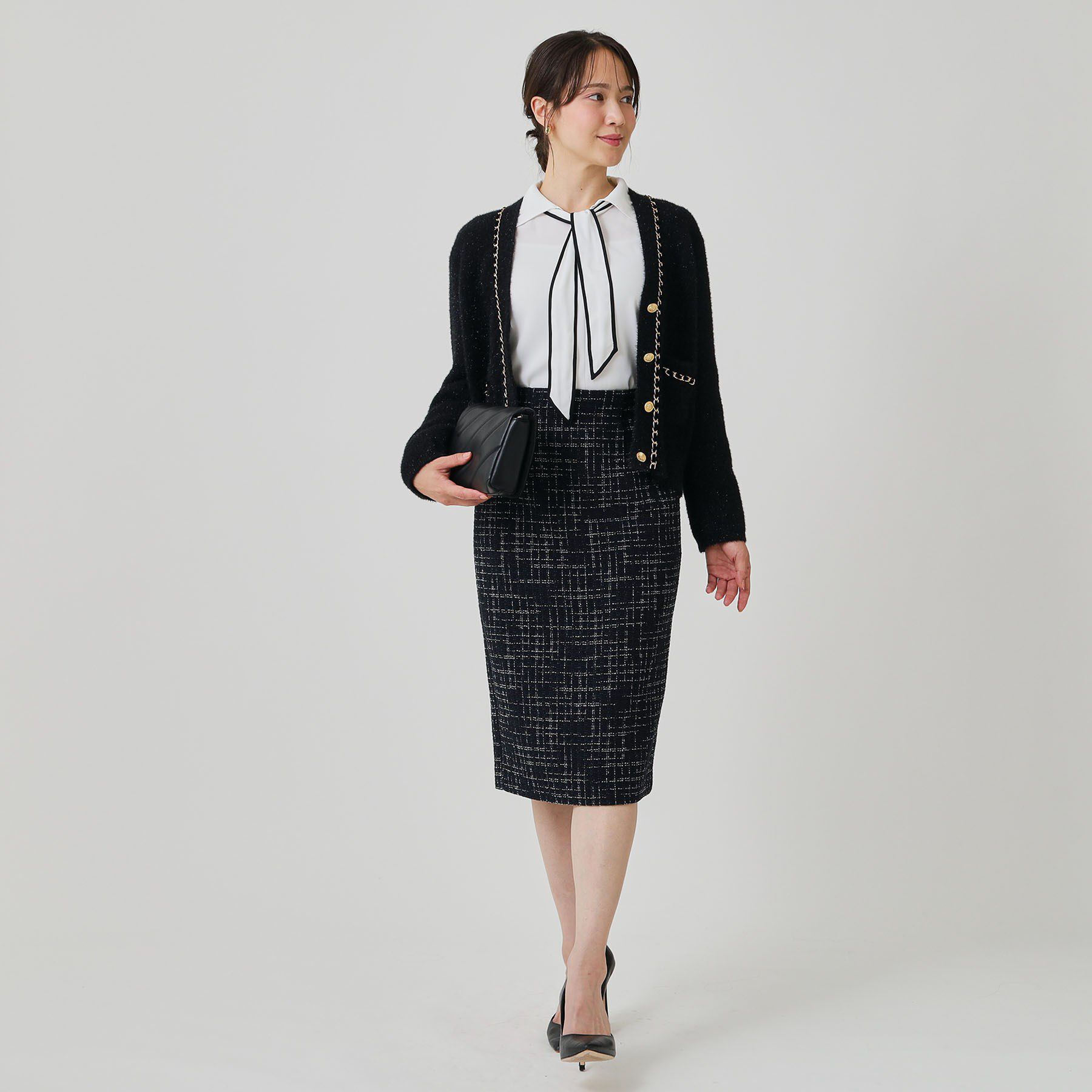 COUP DE CHANCE「【日本製】ツイードタイトスカート」|スカート|