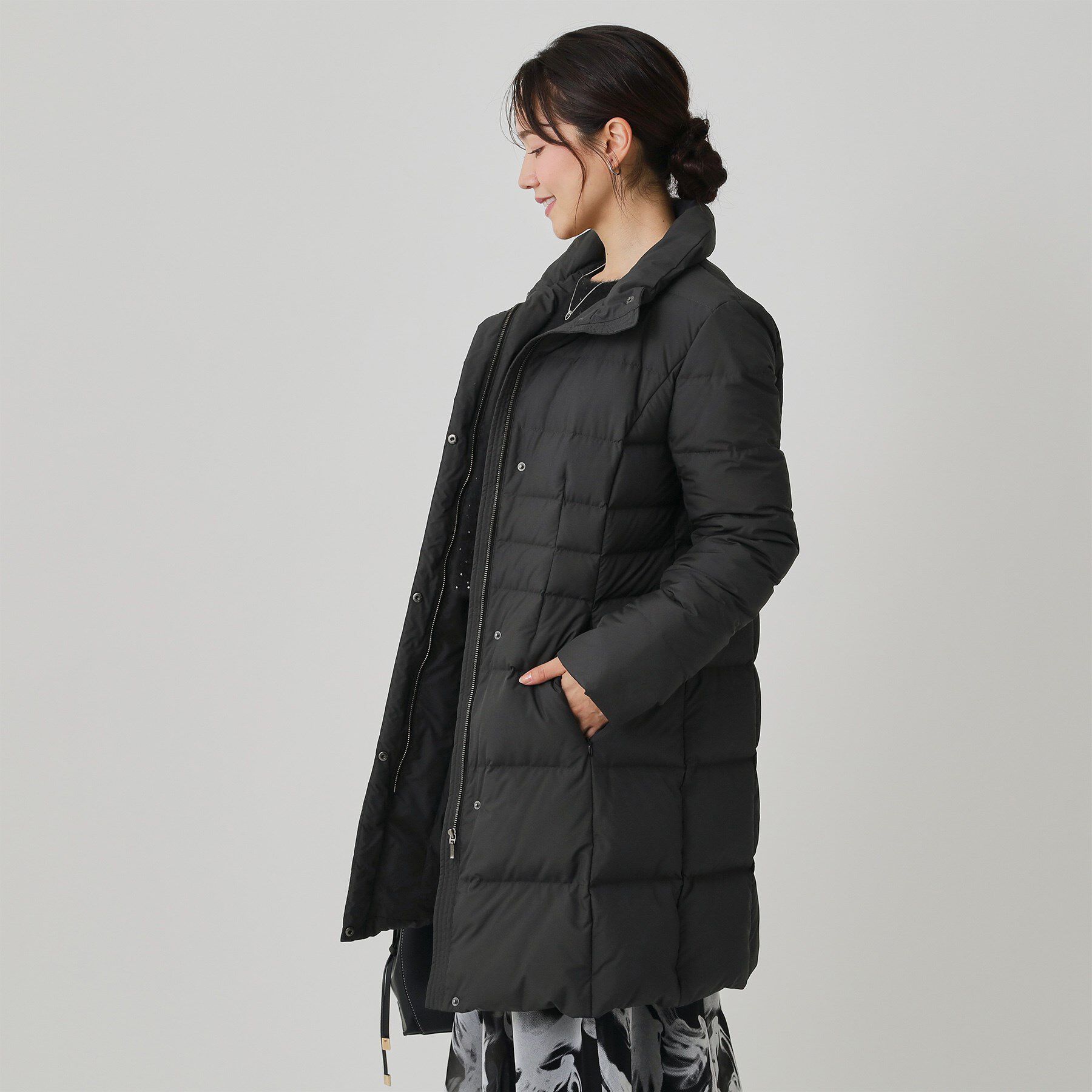 COUP DE CHANCE「【フランス産ホワイトダックダウン／FP800保温性◎／抗菌防臭／手洗い可】ロングダウンコート」|ダウン|