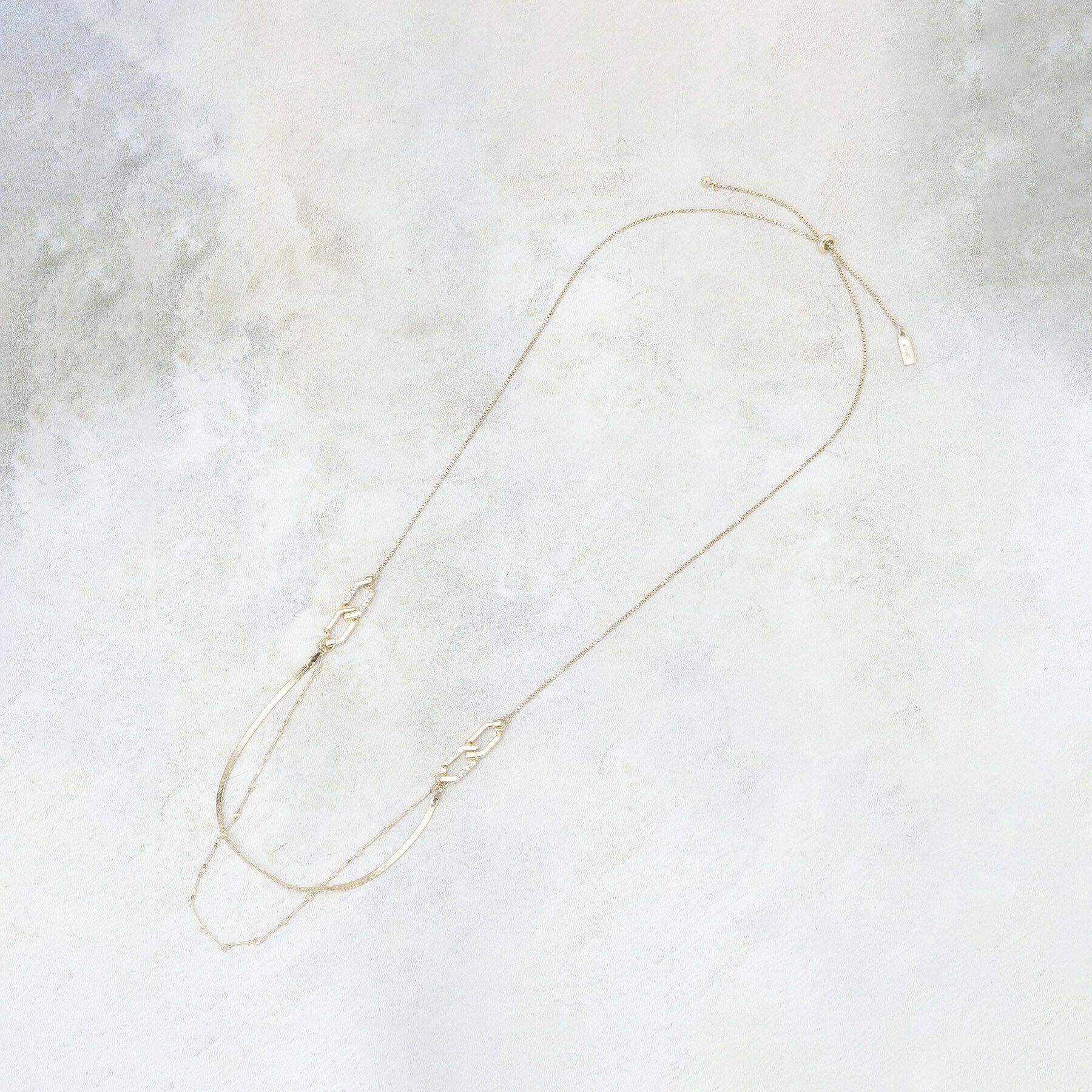 COUP DE CHANCE「ジオリング／さりげないキラキラ／上品なネックレス／オリジナル」|ネックレス|